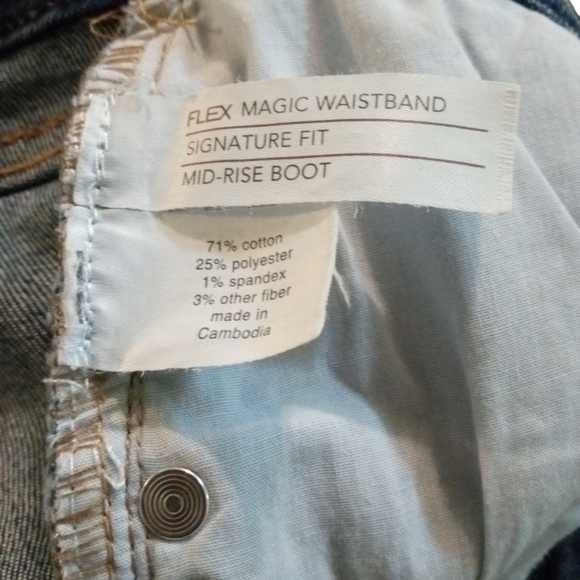 Lane Bryant Flex Magic Signature Fit Mid Rise Bootcut Jeans Plus Size 28 NWOT - Picture 10 of 10
